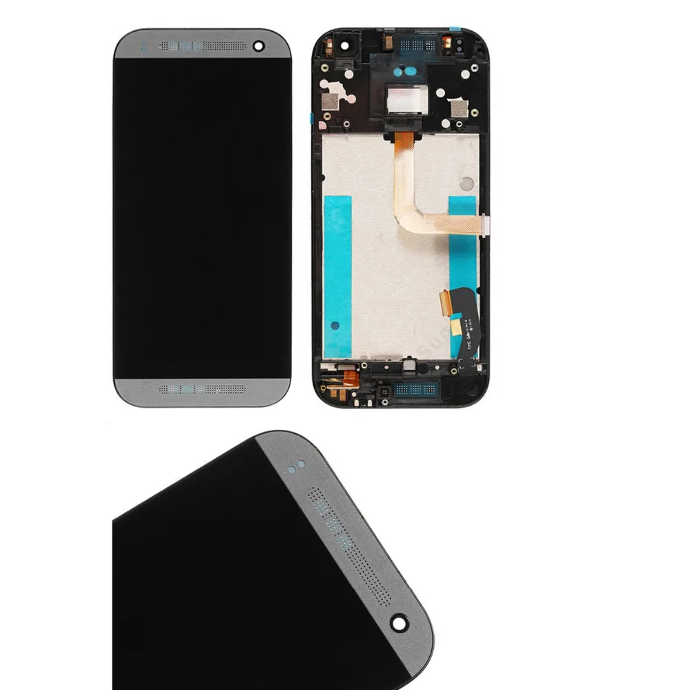 

For HTC One Mini 2 LCD Screen and Digitizer Assembly with Front Housing Gray