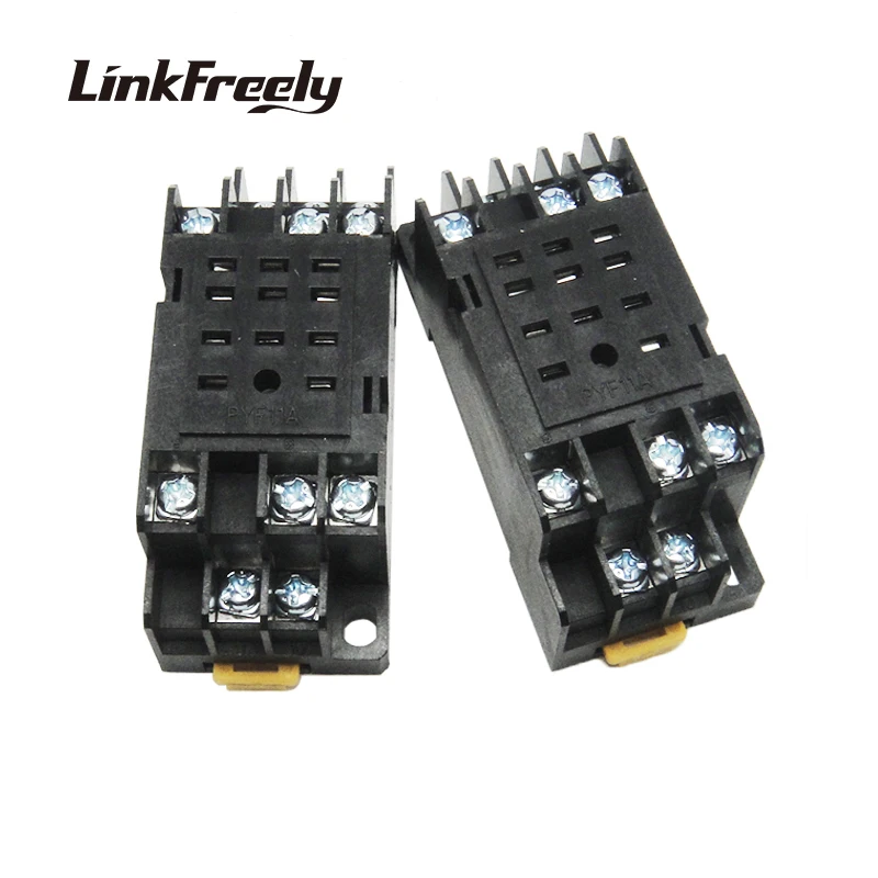 史上一番安い りー様確認用 お食い初め用品 PYF11A Relay Socket Base 3NO+3NC 11 Pin Relay Mounting Base Relay