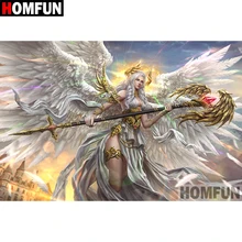 HOMFUN-pintura de diamante 5D DIY