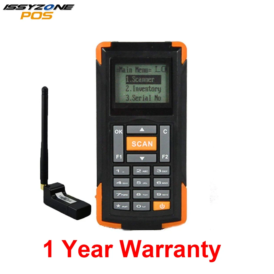 Goedkoop IssyzonePOS IWSI002 POS Terminal Steel Draagbare Draadloze Bluetooth Data Collector 1D Barcode Scanner Reader voor Magazijn
