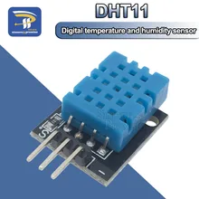 Inteligente 3pin KY-015 DHT-11 dht11 digital temperatura e módulo sensor de umidade relativa + pcb para arduino diy starter kit