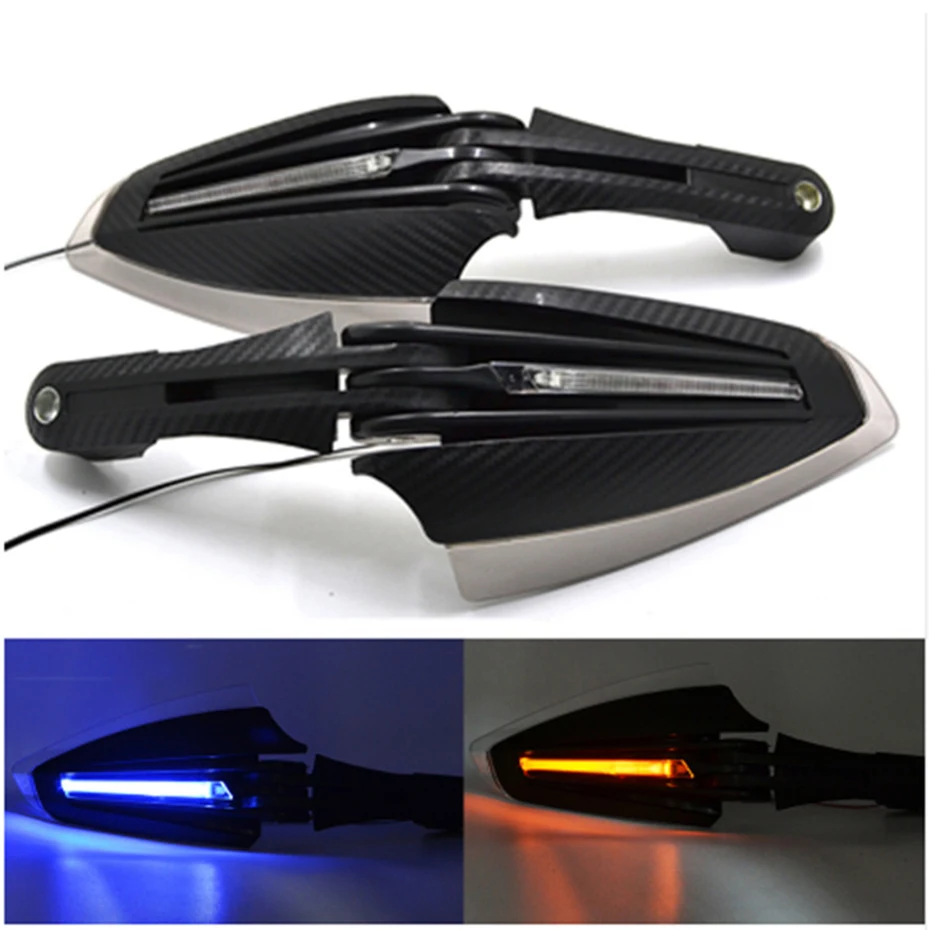 

Motorcycle LED Light Handlebar Windshield Guard For SUZUKI hayabusa gsx 1300r For KAWASAKI estrella For HONDA vfr 1200x dct etc.