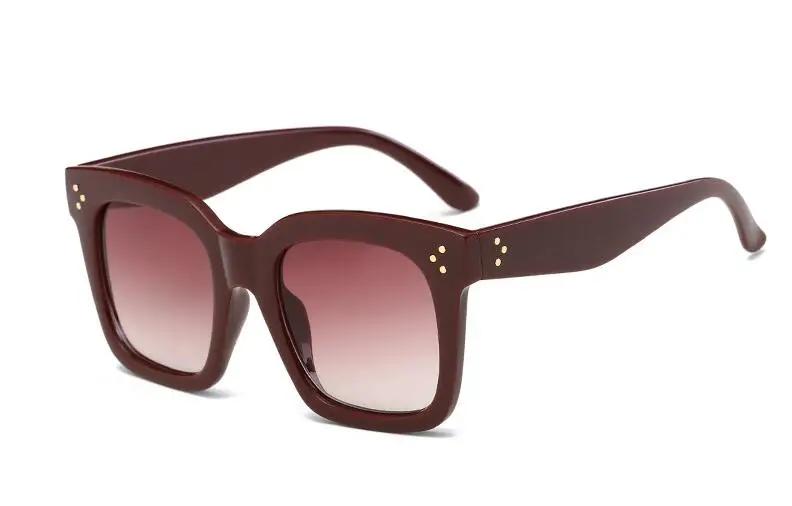 Большие Квадратные Солнцезащитные очки Дизайнерские брендовые роскошные женские женские солнцезащитные очки для вождения женские UV400