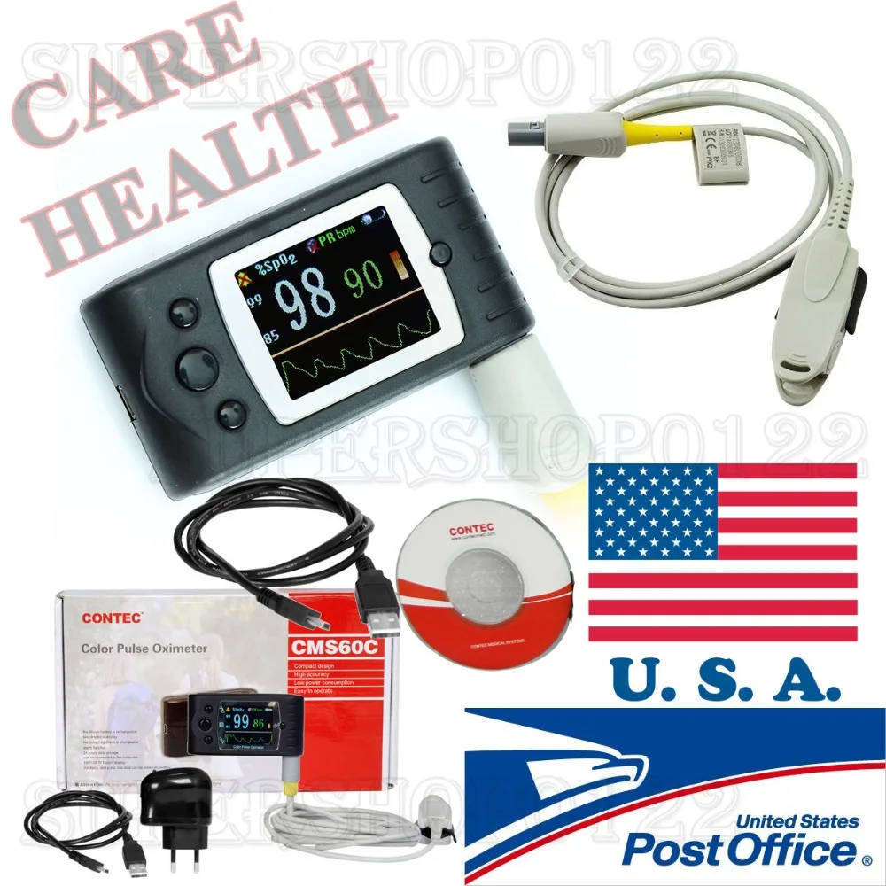 FDA CMS60C Pulse Oximeter Blood Oxygen Saturation SPO2 Pulse Rate Alarm,SW,USB Pulse Oximeter цена FDA CMS60C Pulse Oximeter Blood Oxygen Saturation SPO2 Pulse Rate Alarm,SW,USB Pulse Oximeter цены онлайн