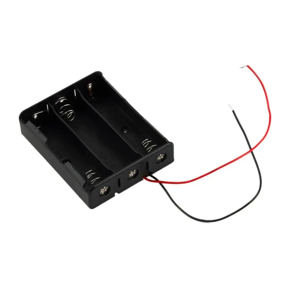 

battery holder Batteries Case Box ON/OFF Switch Batteries Case Box w Cover for 3 x 1.5V AA Battery