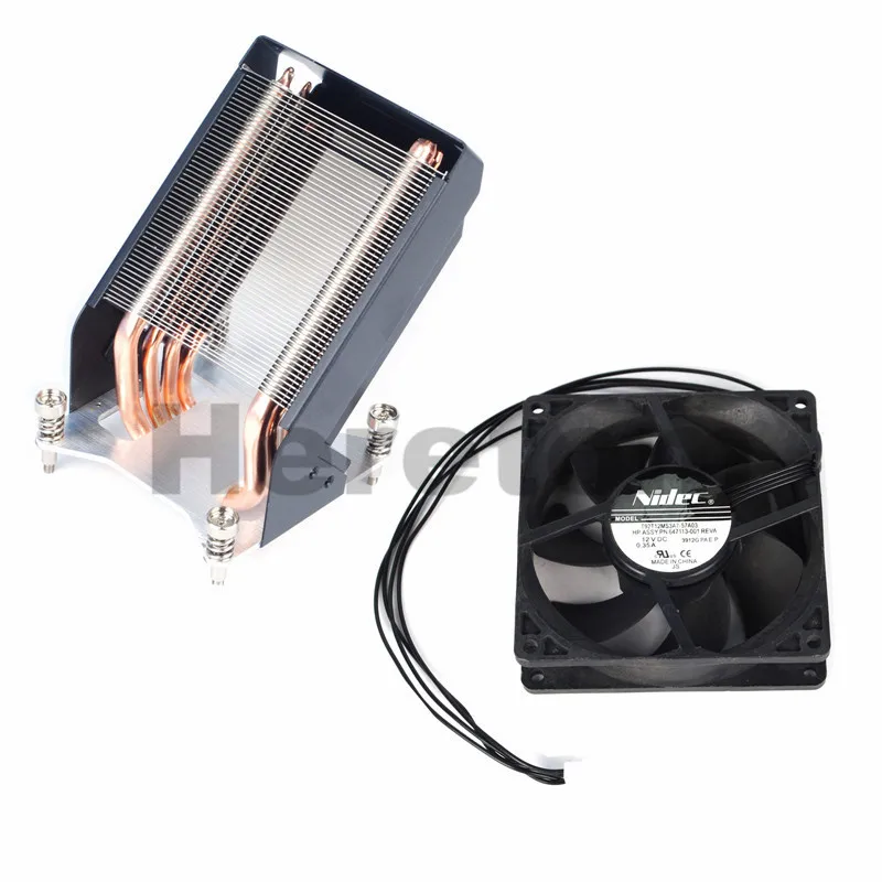 Heretom Nuovo Dissipatore Di Calore Cpu/ Server 749598-001 Per Hp Workstation Z820 Z840 + Ventola Di Raffreddamento Cpu 647113-001 Kit