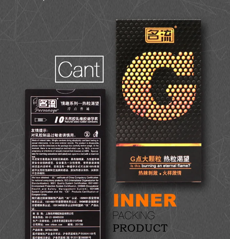 Mingliu 10 Pieces Top Quality G Spot Condom Delay Ejaculation Male Big Particle G-Point Penis Sleeve Sex Toys Safe Contraception