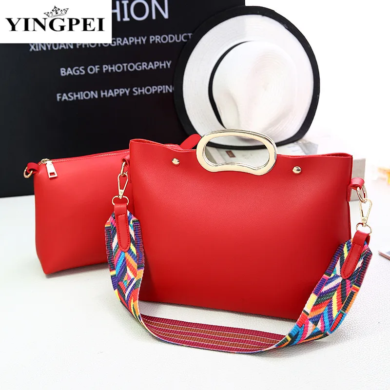 

YINGPEI PU leather bag luxury handbags women designer handbag famous brands high quality Messenger Crossbody Bags Black