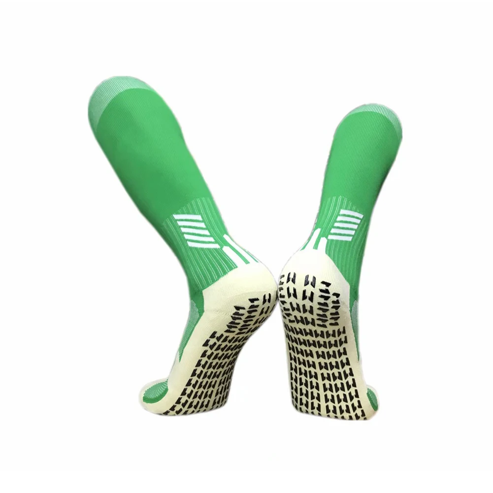 

1 Pairs Breathable soccer Socks for Pilates Non-slip Men's Professional Socks Anti Slip Rubber Long-barreled socks