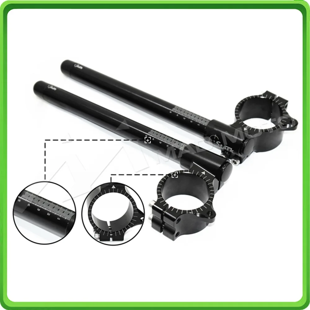 53 мм зажим CNC на зажиме ons Ручка балки Руля Мотоцикла BK