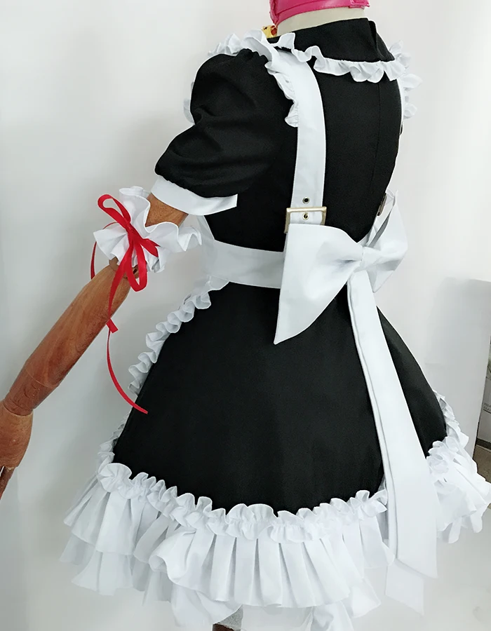 Аниме! Fate Grand Order FGO Tamamo платье для горничной красивая форма карнавальный костюм на