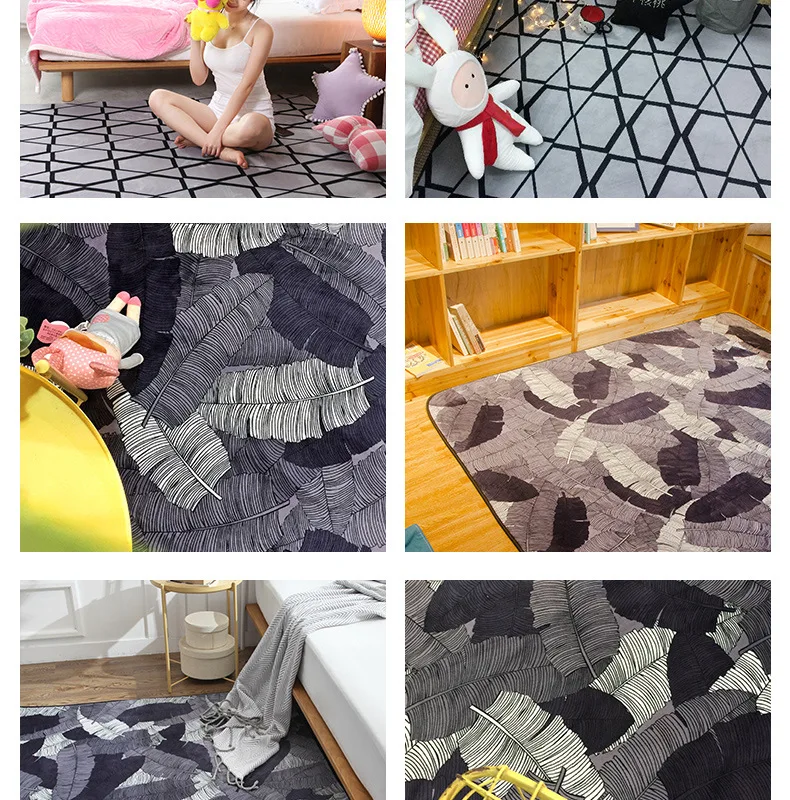 Floor Mat Cactus Bat Printed Suede Doormat Outdoor Kitchen Carpet The New Arrival Long Plush Non Skid Water Absorption Carpet Prices Are Good For Your Home