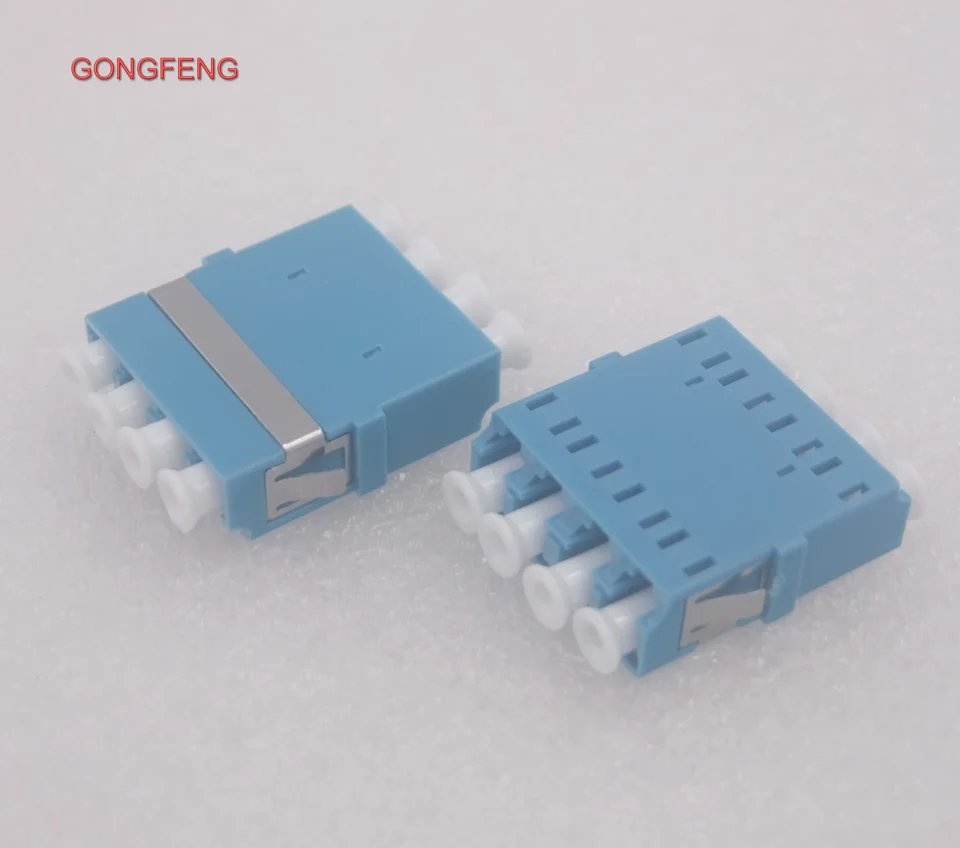 GONGFENG 100 шт. Новый Лидер продаж Telecom LC/UPC оптоволоконный коннектор четырёхфланцевый