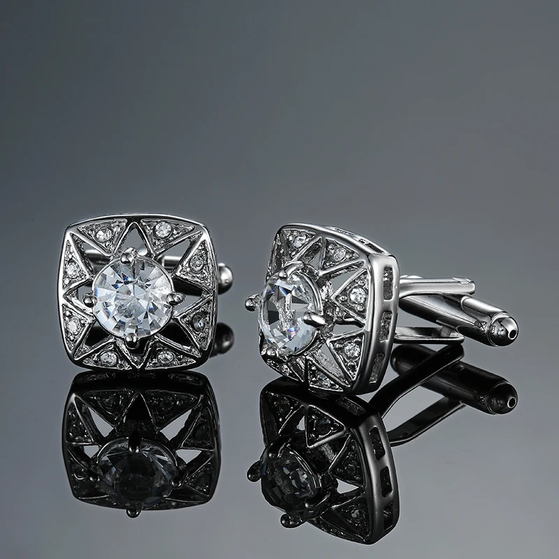 DY Brand new high end luxury jewelry design Silver crystal pierced