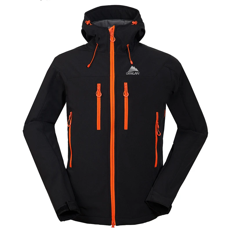 Hoodie Hiking Fishing Fleece Liner Ski Coat Windproof Waterproof