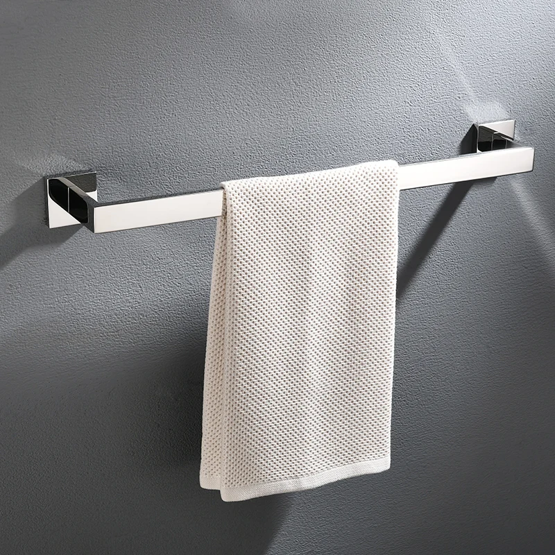 Günstig Fapully Chrom Bad Zubehör 4 stücke Bad Sets 304 Edelstahl Handtuch Bar Papier Halter Haken Wand Aufhänger Hardware G118 4C