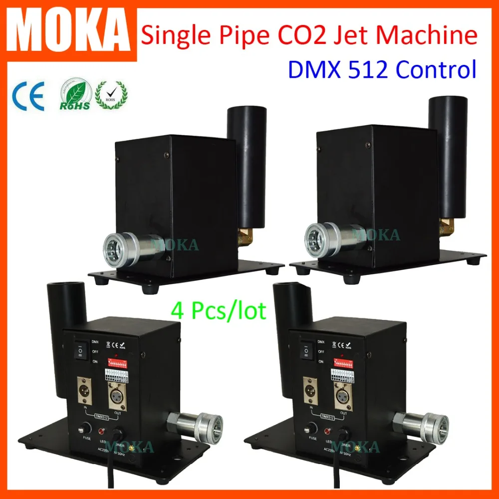 

4 pcs/lot CO2 Jet Machine CO2 Blaster System Jet Cannon Machine CO2 Cryo Cannon Jet Machine