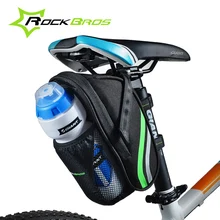 RockBros Bicycle Bag Quick Install Mountain Road Bike Bag Water Bottle Pouch Cycling Rear Seat Saddle