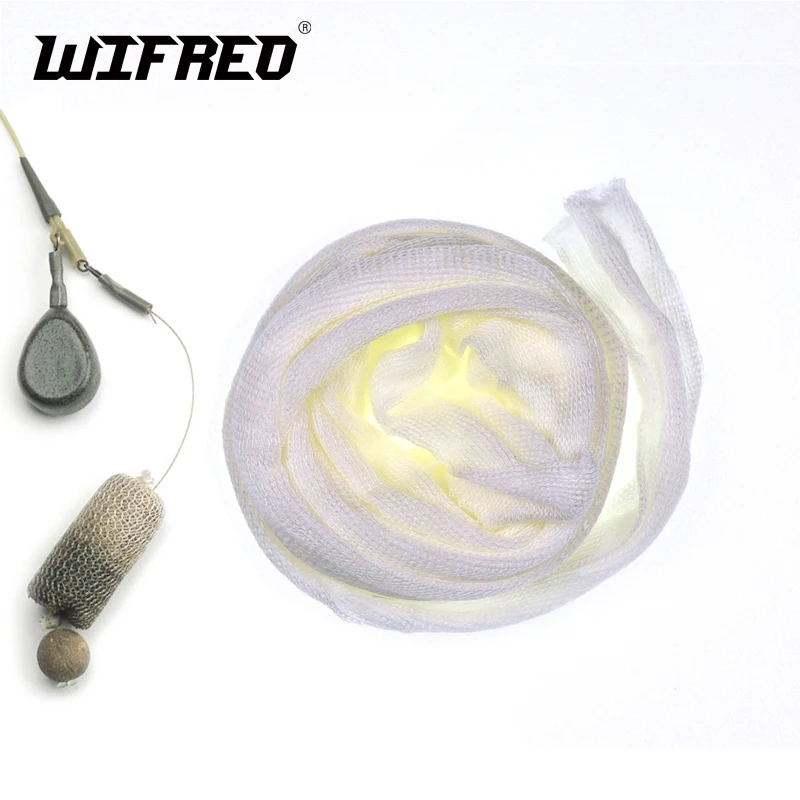

Wifreo 2m/spool 25mm 37mm Width Carp Fishing PVA Mesh Refill Carp Bait Holding Mesh Bag Fishing Rig Tackle 1 Bag