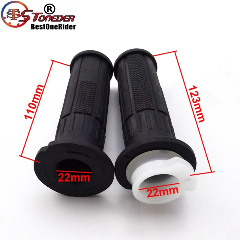 스톤 더 7/8 22mm 트위스트 스로틀 핸들 그립, 43cc 47cc 49cc 미니 더트 포켓 자전거 키즈 베이비 ATV 쿼드 바하 미니 모토