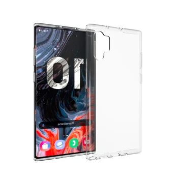 

100pcs/lot High quality transparent smooth Soft TPU Cover Case for Samsung Galaxy Note 10 Pro