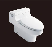 2019 hot sales water closet one-piece S-trap ceramic toilets with PVC adaptor UF soft close seat AST352 UPC certificate