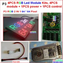 3 мм из светодиодов комплект модулей, 4 шт. модуль + 1 + 1 + кабель питания + usb-кабели
