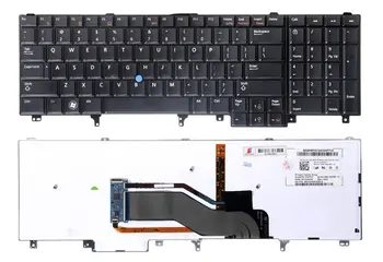 

Genuine For Dell Latitude E6520 E6530 E6540 US Laptop Keyboard Backlit Pointer