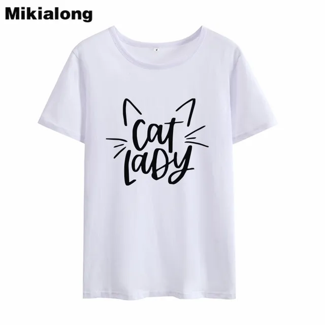 cat lady t shirt