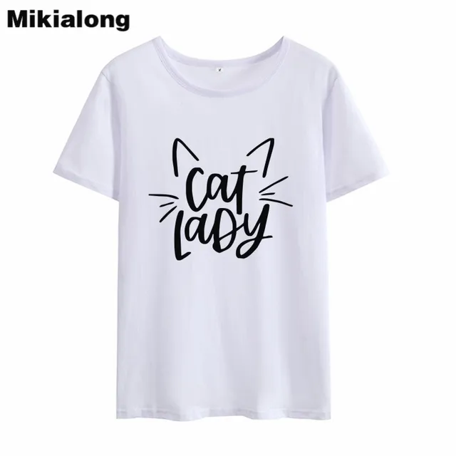 cat lady tee shirts