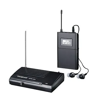

Original Takstar wpm-200 UHF Wireless Monitor System In-Ear Stereo Wireless Headset Transmitter&Receiver Stage monitors