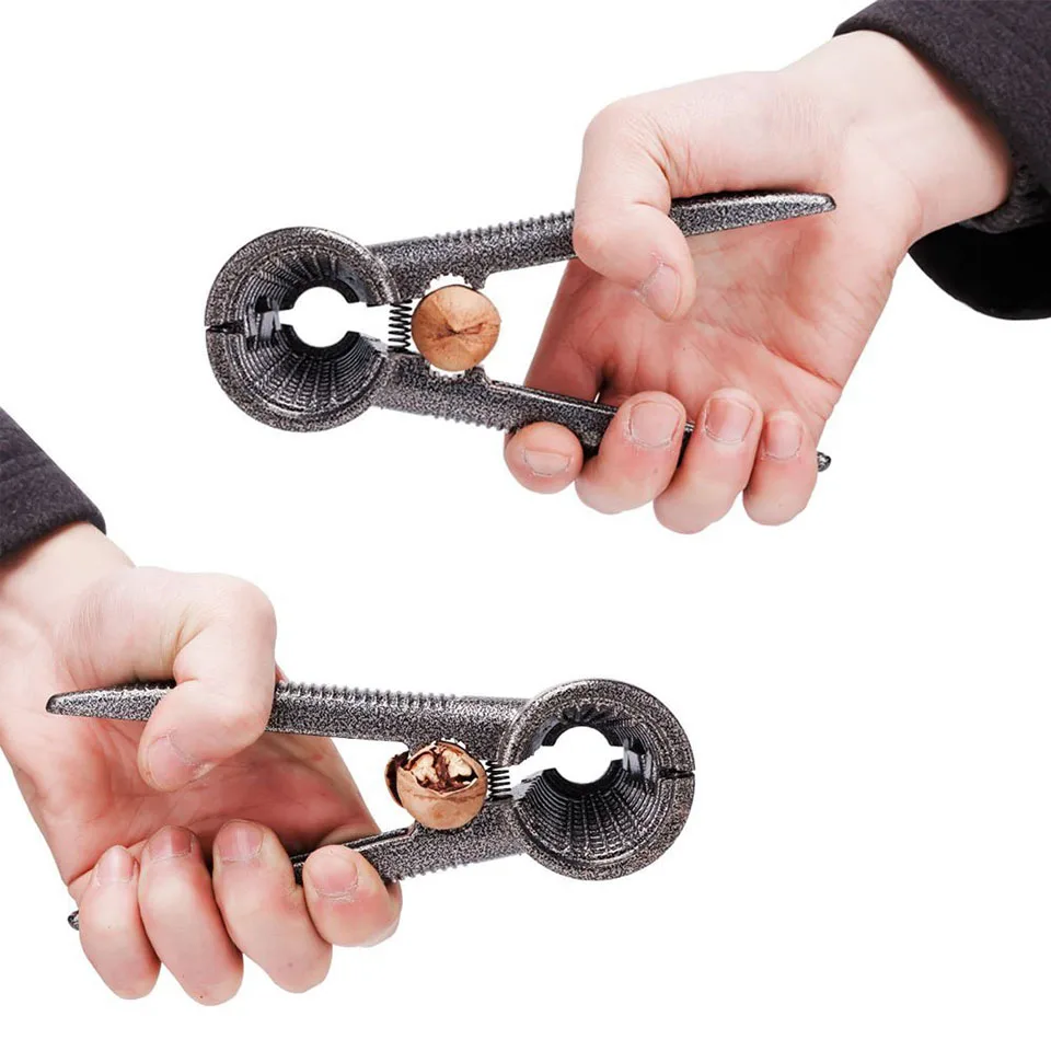FINDKING Heavy Duty Nut Cracker Pecan Walnut Plier Opener Tool with Non-slip Handle