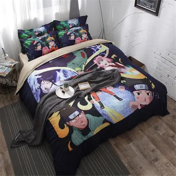 

Japanese style Cartoon one piece Anime Bedding Set Duvet Cover 3/4pcs Twin King Size Sheet pillowcase Teenager Boys Bedroom sets