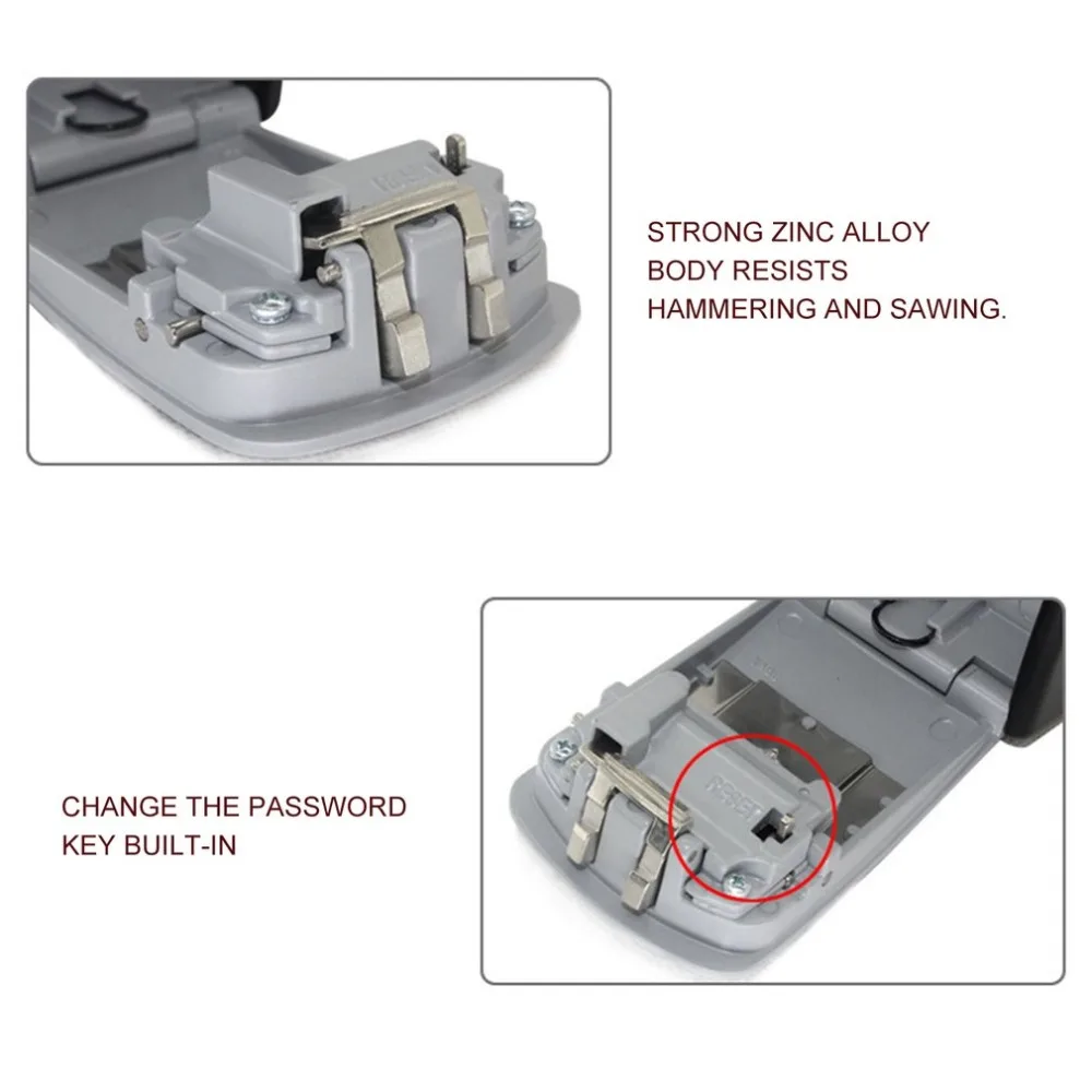 4 цифры пароль ключи поле хранения ключей организатор Box настенный домашней безопасности кодовый замок сплав ключ Box для дома /Главная безопасности