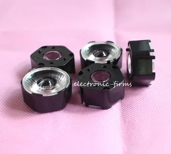 

10pcs 20-30degree black Beaded Lens Reflector Collimator Holder for Cree MC-E MK-R LED