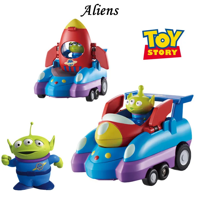 

New Toy Story Modi Cuss Aliens Buzz Lightyear Sullivan Mike Deformation Inertia Pullback Action Doll Model Toys Children's Toys