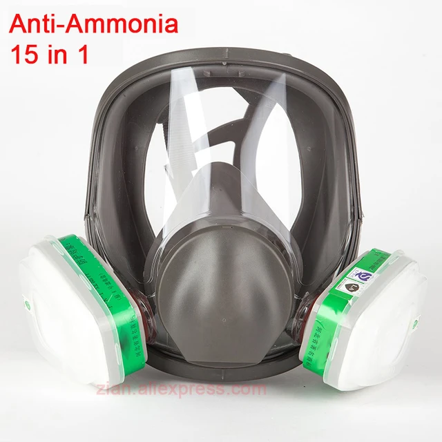 Buy 15 in 1 Gas mask Ammonia filter painting chemical