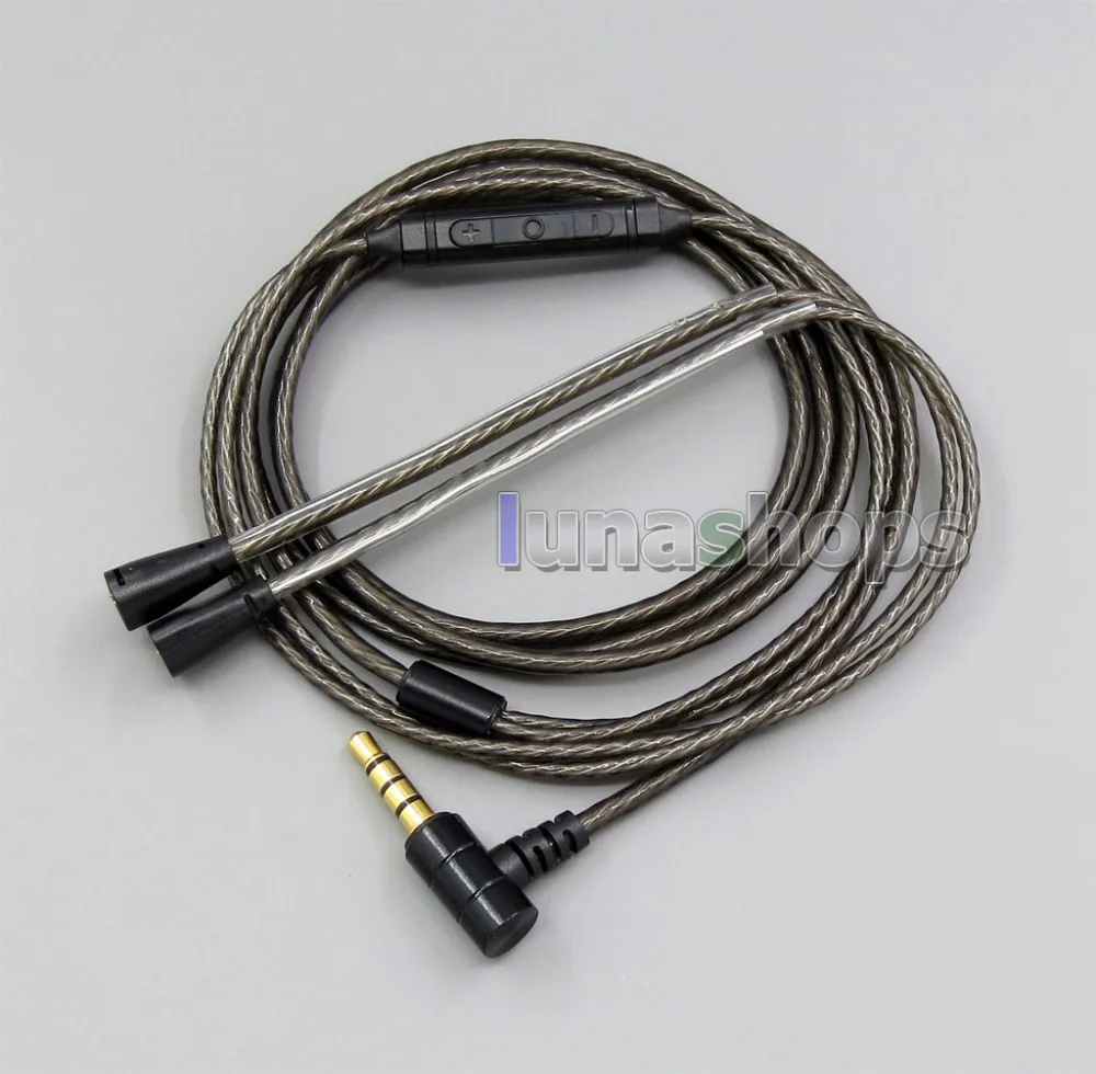 Кабель для наушников Sennheiser IE8 IE8i IE80 IE80s с посеребренным покрытием и микрофоном