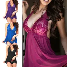 Женское сексуальное нижнее белье, ночное белье, стринги, ночная рубашка, одежда для сна