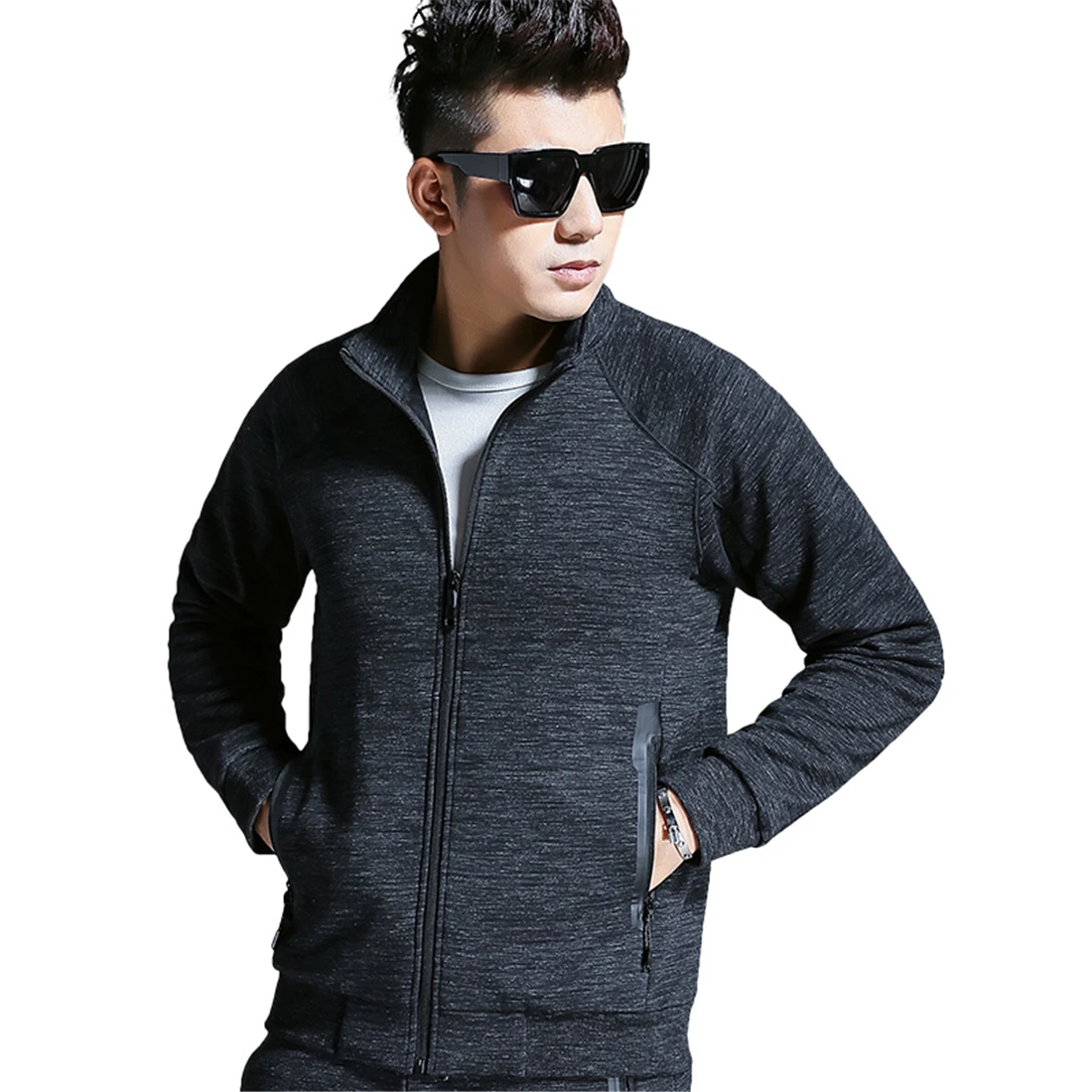 Brand Mens Sportswear Jacket Oversize Plus Size 6XL Thick Coat Wool