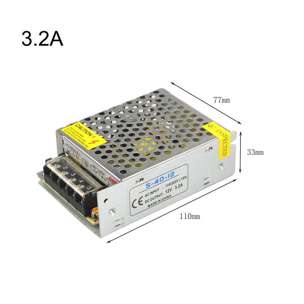 12 V Питание DC12V освещение Трансформатор 2A 3A 5A 8A 10A 20A 30A AC 110V 220V DC/DC 12 вольт 12В Светодиодный драйвер для Светодиодный s полосы