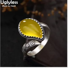 Uglyless Real 990 серебро ручной работы роскошные натуральные женские