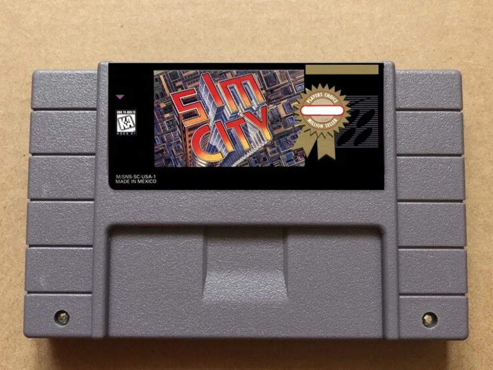 

Sim City USA-NTSC version 16 bit 46 pins video games !