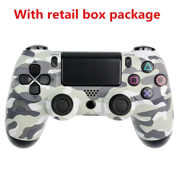 Новинка для sony PS4 Pro беспроводной геймпад Bluetooth Игровые Джойстики для playstation 4 PS4 контроллер - Цвет: Camo with box