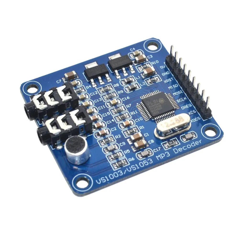YKSO MP3 Module Decoder Board VS1003B MP3 Players Accessories Containing STM32 Microphones Microcontroller Development Board  (5)