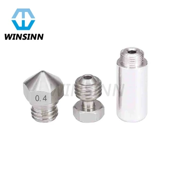 

Micro Swiss MK10 Hotend Extruder Nozzle Kit Stainless Steel Upgrade for 3D Printer Wanhao Creator