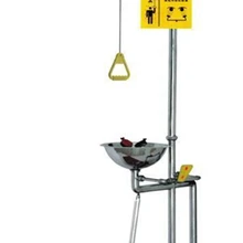 Набор первой помощи для общественных мест SL0458A для мытья глаз с душевой из нержавеющей стали педаль и слив душ