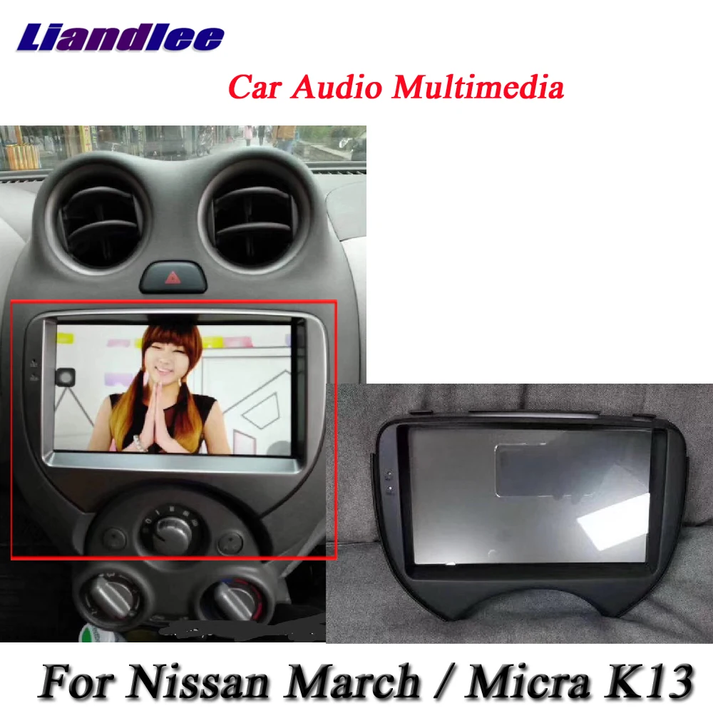 Sale Liandlee Car Android System For Nissan March / Micra K13 / For Renault pulse Radio GPS Navi MAP Navigation HD Screen Multimedia 10