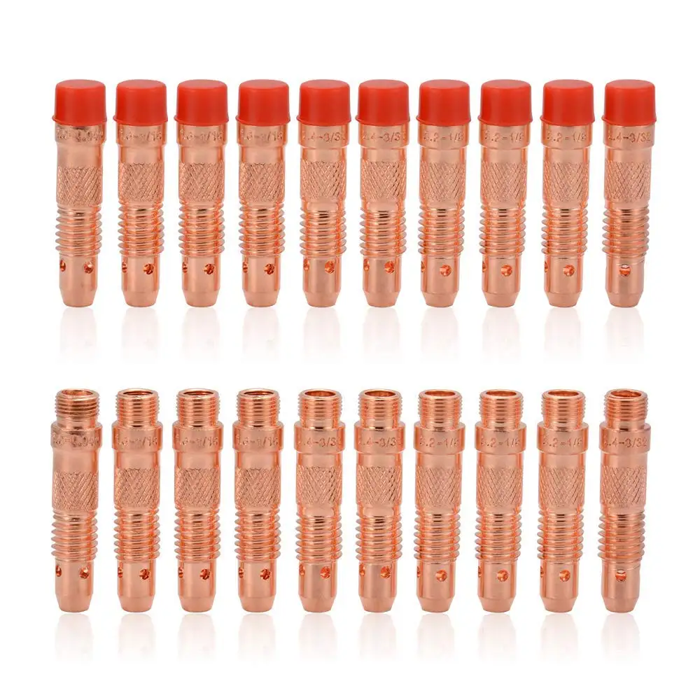 ALLSOME 51pcs Tig Gas Lens Collet Body Alumina Nozzle Ceramic Cup Gasket Consumables Kit for WP 17 18 26 Tig Welding Torch