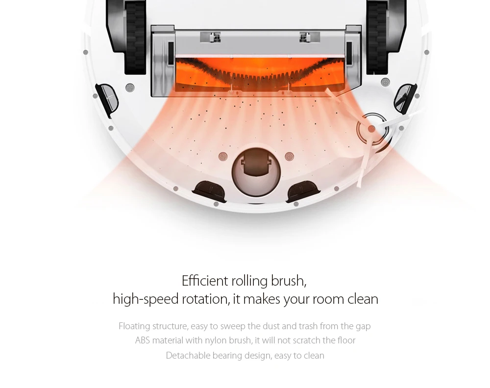 Economic Set of 5PCS Xiaomi Mi Robot Vacuum Smart Cleaner Accessories Invisible Wall Side Brushes Filter Rolling Brush and Cover